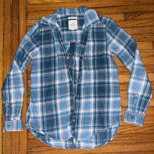 Boyfriend Fit Flannel/button downTop Size XS
